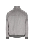 Brunello Cucinelli shearling-lined zip-up jacket