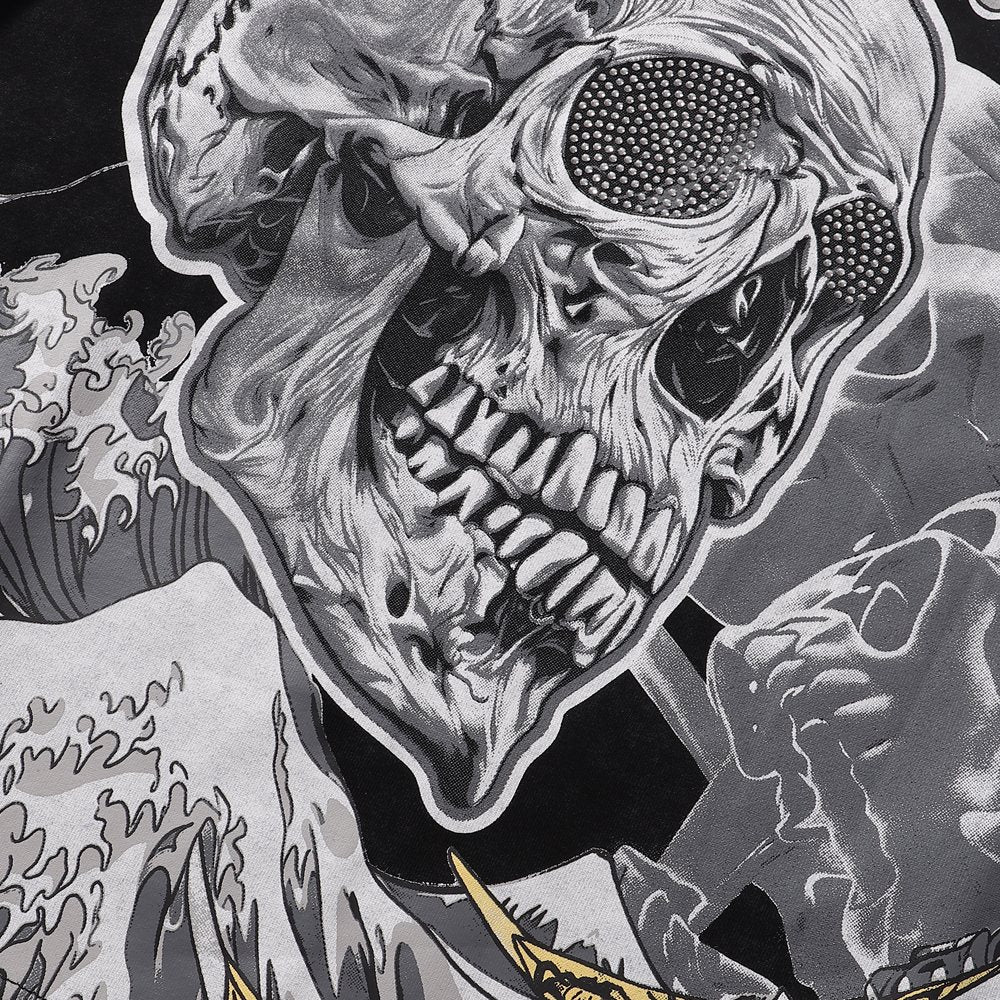 KLEEP 2005 Rise From the Ashes Skull Graphic T-Shirt
